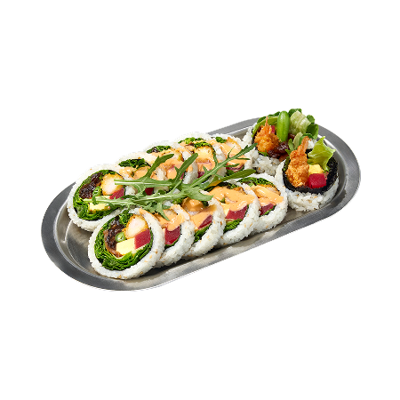 핫쉬림프샐러드김밥
